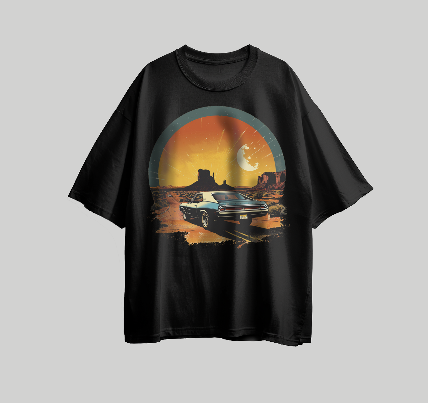 Design for printing on a Western world T-shirt