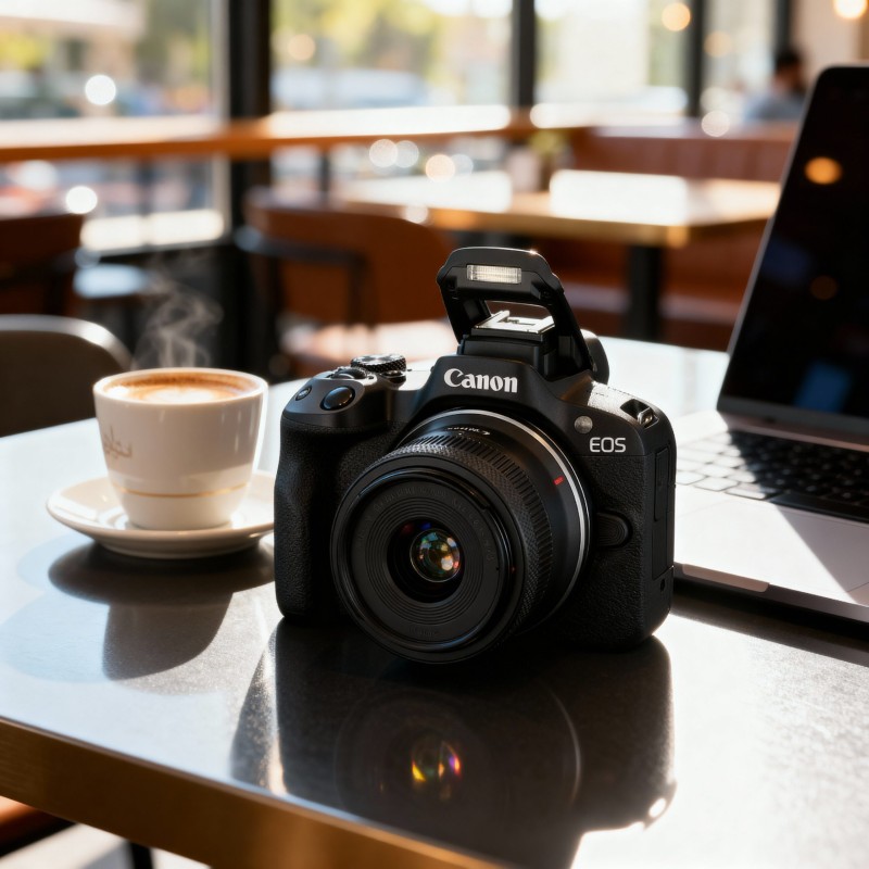 Canon EOS Camera Advertisement Design – Creativity Through a Professional Lens