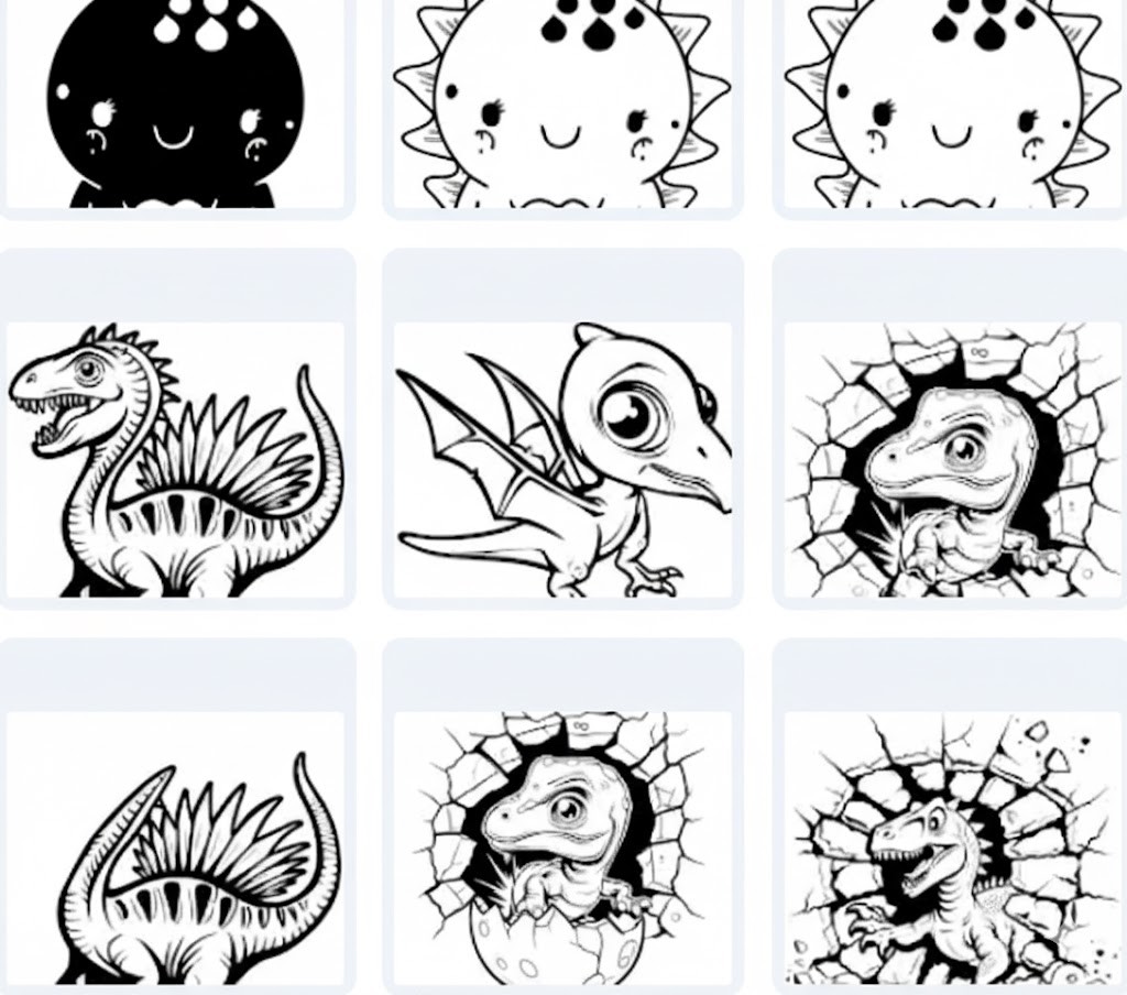 Charming Baby Dinosaurs for Coloring – 23 Designs