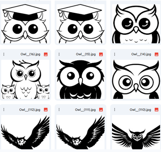 Owl Vector Illustrations – Unique Designs – 15 Illustrations