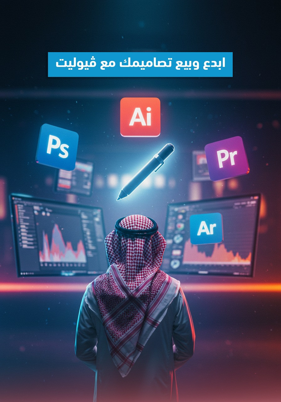 An innovative design for various uses that highlights the power of technology in creating digital products Be creative and sell your designs with Violet