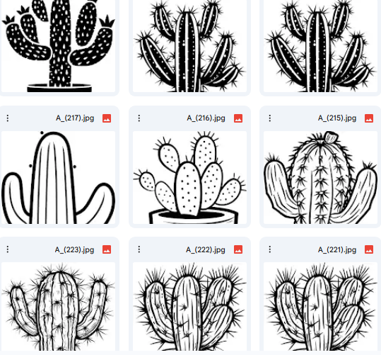 Cactus Drawings for Kids – Vector – 20 Fun & Engaging Designs