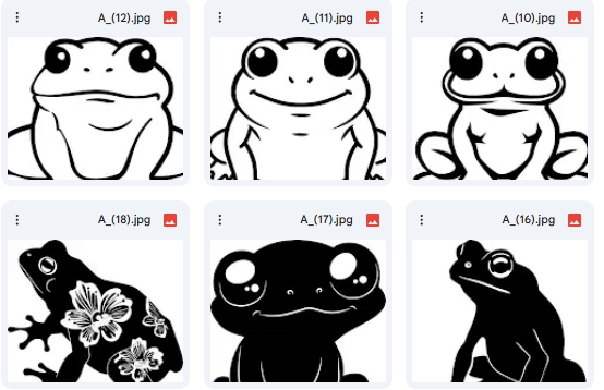 Frogs for Kids – Fun Vector Icons – 10 Illustrations