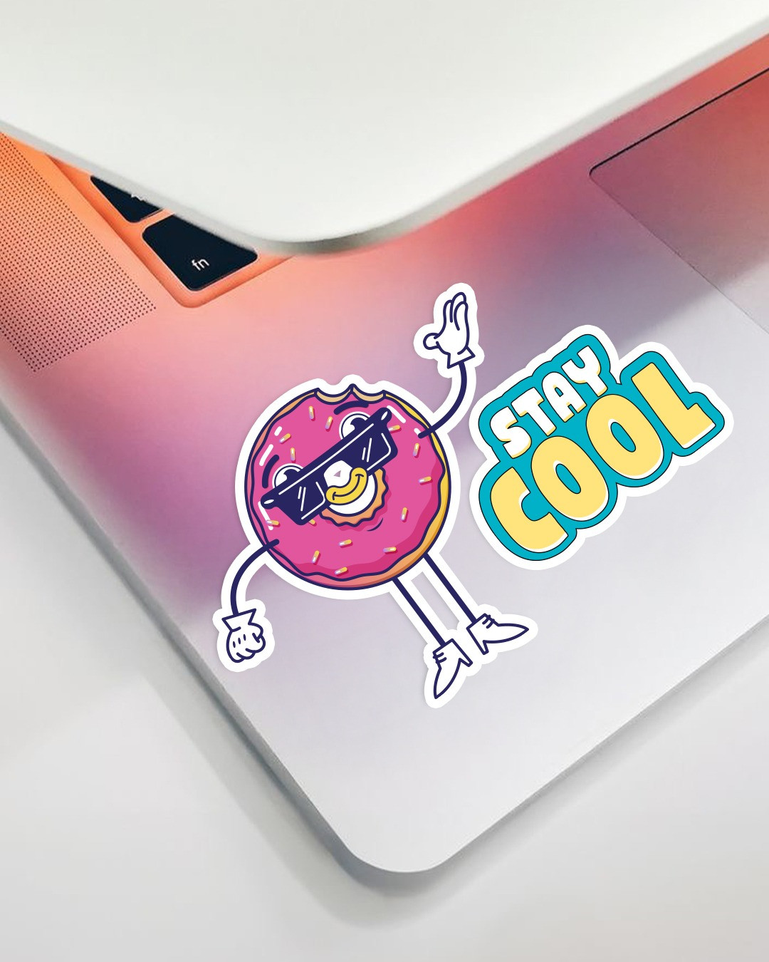 Stay Cool with This Fun Donut Sticker