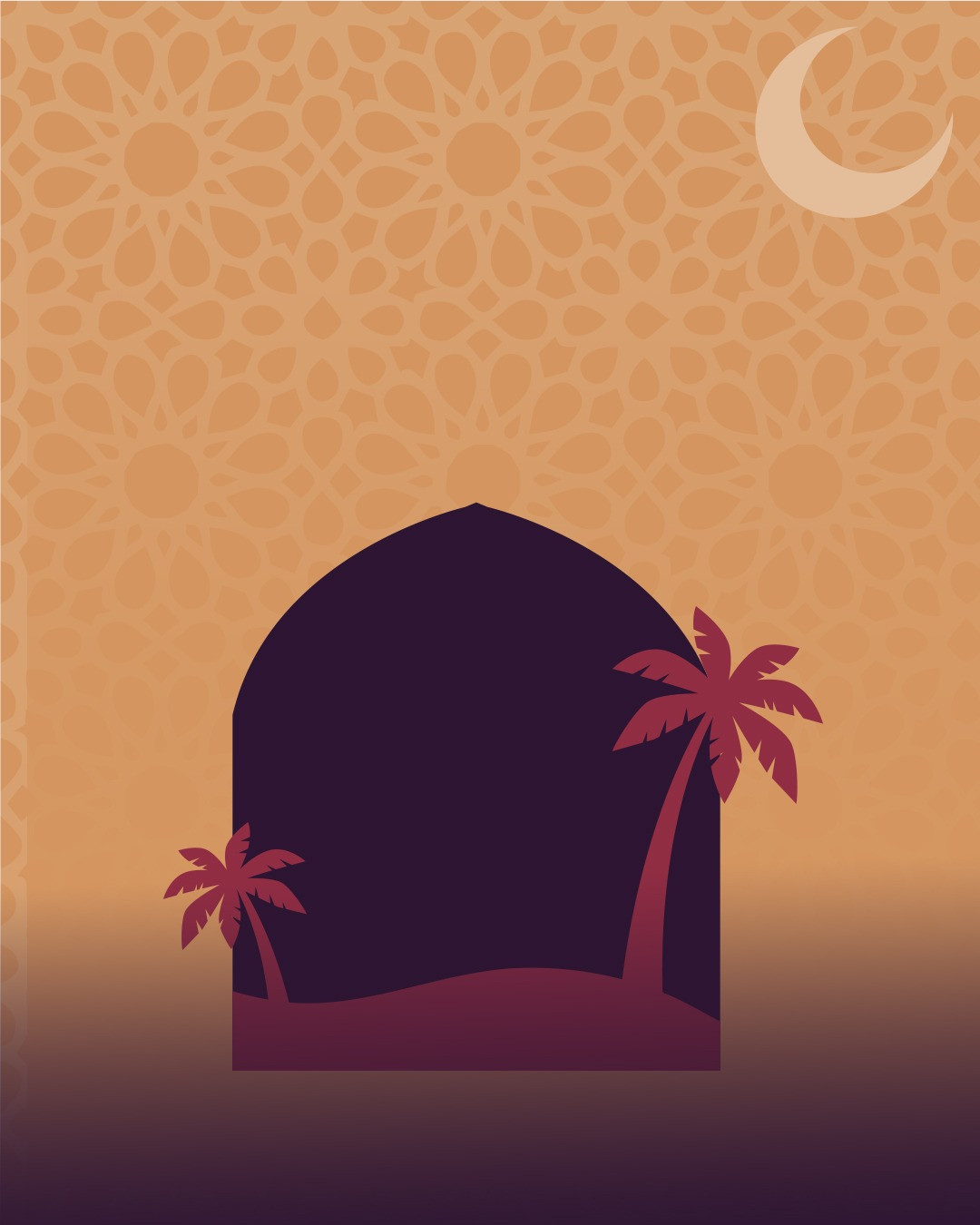 The design of the Eid breezes... Fills the horizon with serenity and beauty