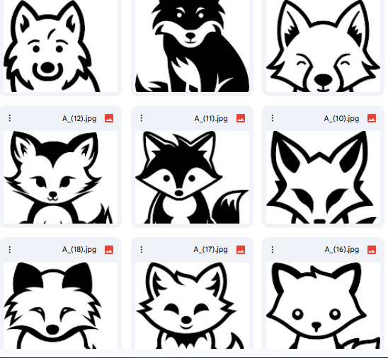 Playful Fox – Vector Illustrations & Designs for Kids – 18 Illustrations & Designs