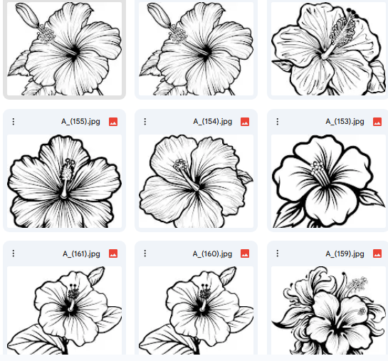 Elegant Floral Vector – 20 Unique Coloring Illustrations