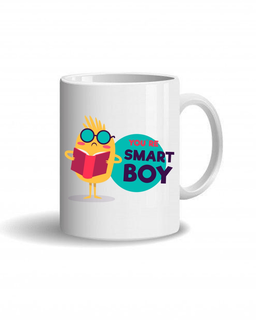 Cartoon Motivational Mug for Boys