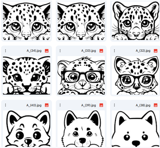 Wild & Pet Animals – Vector Illustrations for Kids – 25 Designs