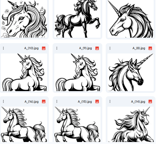 Unicorn Magic – Whimsical Vector Illustrations for Kids – 154 Designs