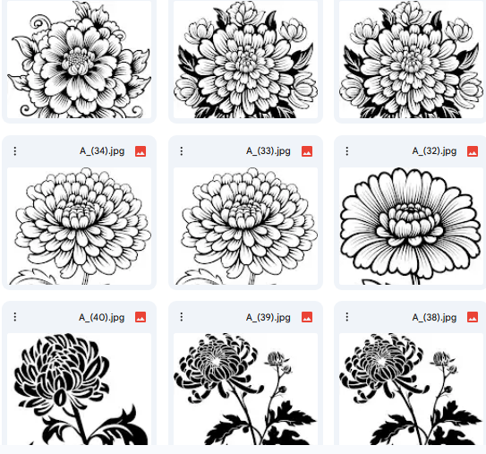 Elegant Floral Vector Designs – 20 Coloring Illustrations