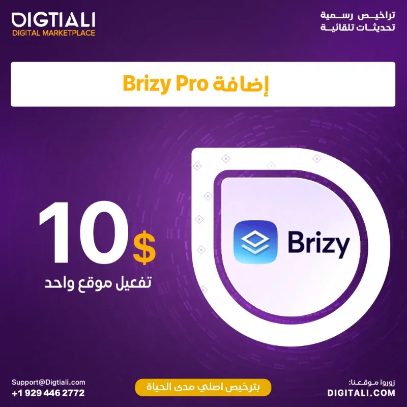 Brizy Pro add-on with original lifetime license
