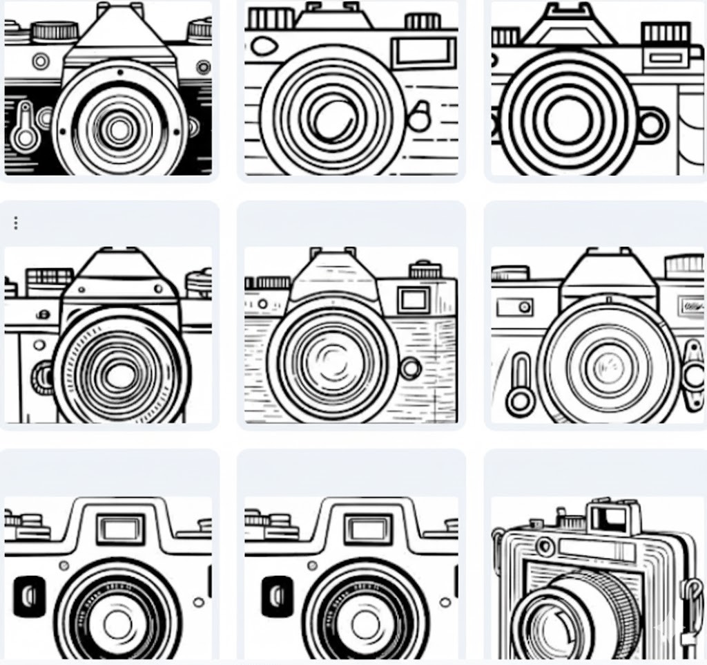 Classic Cameras: Complete Vector Illustrations for Coloring & Design – 15 Designs