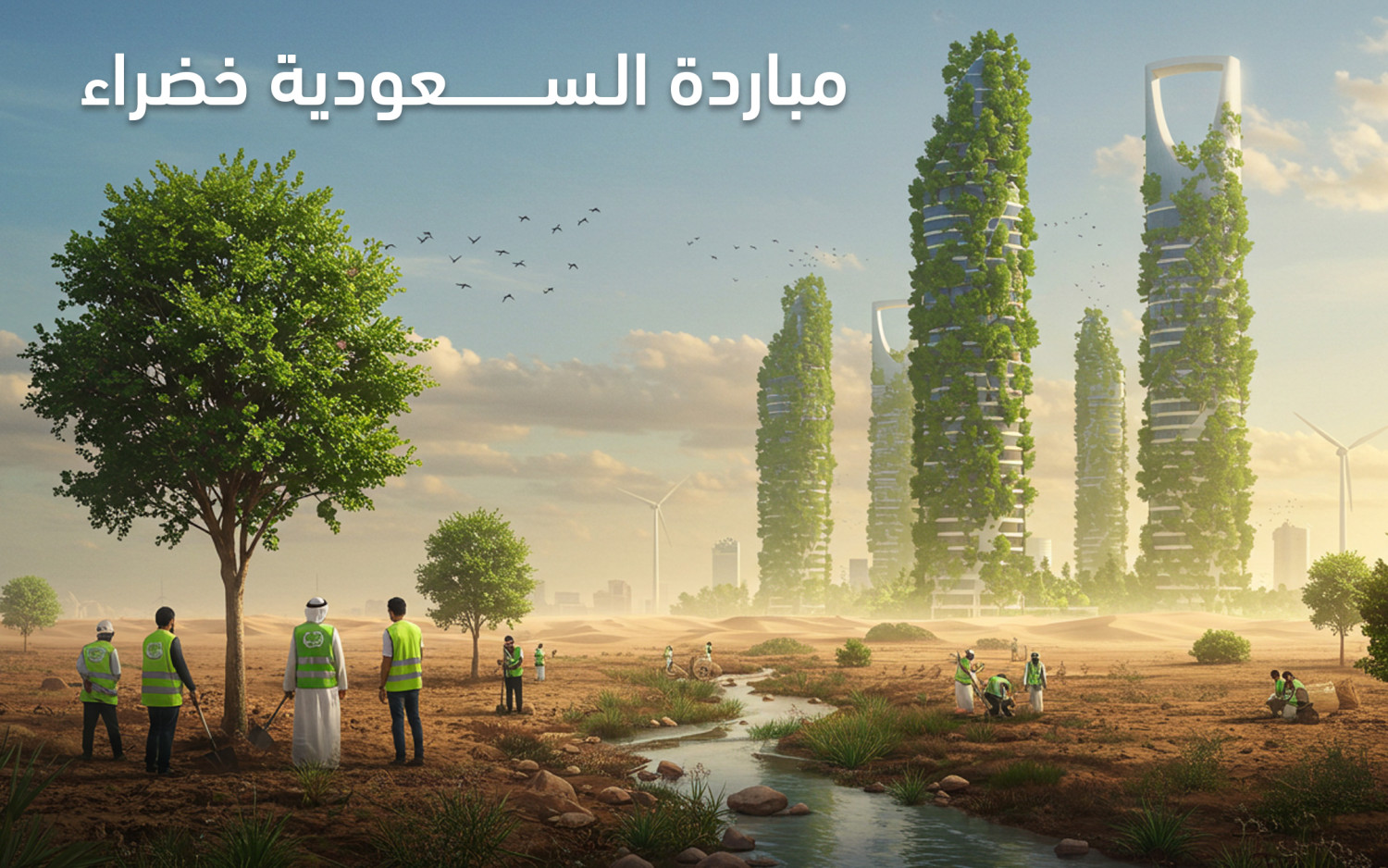 Design for the Saudi Green Initiative and Green Development Towards a Sustainable City
