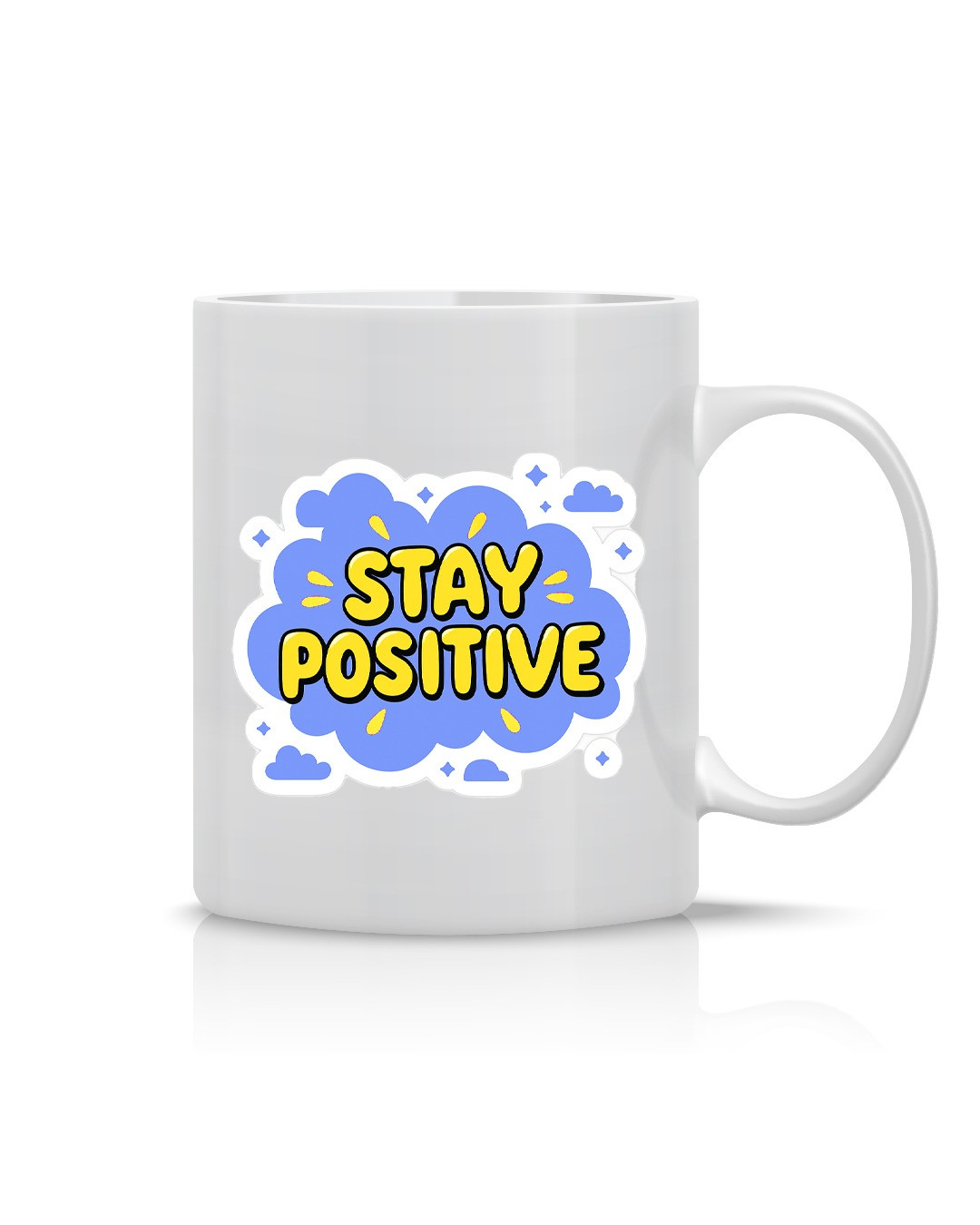 "STAY POSITIVE" – A Burst of Cheerful Energy