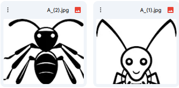 Ant Vector Illustrations – Cartoon Designs for Kids – 2 Illustrations