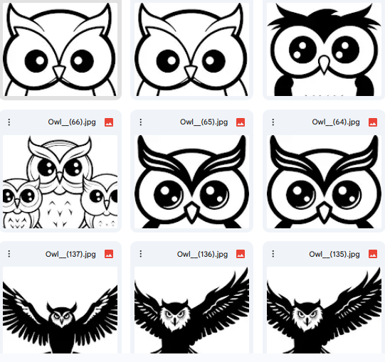 Owl Vector Illustrations – Cute Cartoon Designs for Kids – 15 Designs