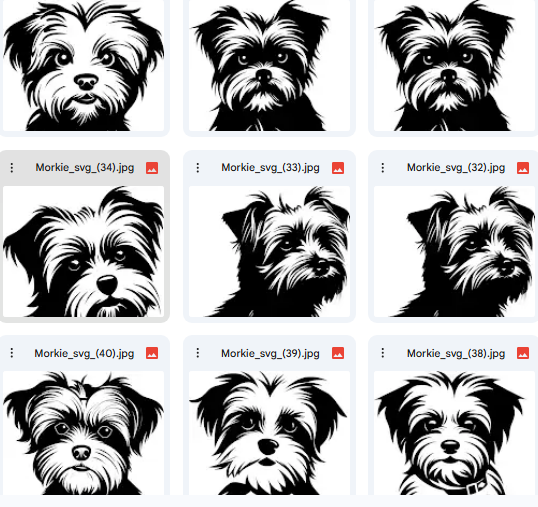 Morkie Dog Vector Illustrations – Playful Designs – 97 Illustrations