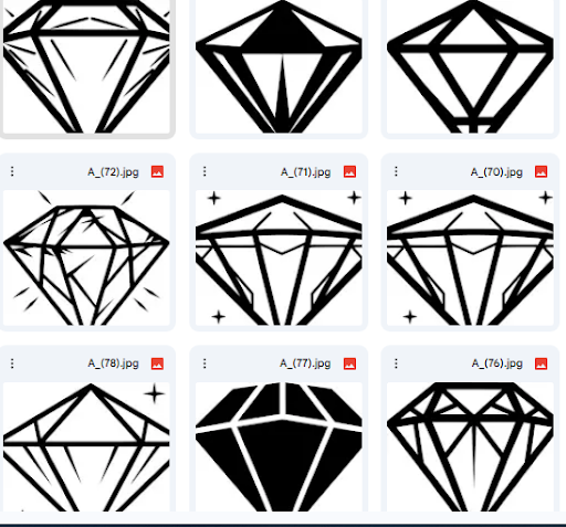 Precious Gems Vector Illustrations – Pure Lines & Artistic Cuts – 21 Designs