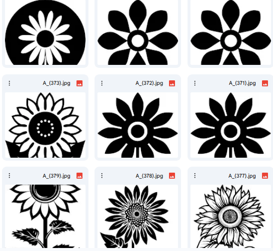 Unique Floral Vector Designs – 20 Ready-to-Color Illustrations