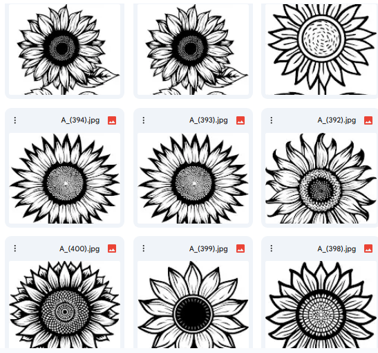 Floral Vector Coloring Set – 20 Artistic Botanical Illustrations