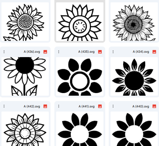 Simple Floral Vector Collection – 20 Ready-to-Color Botanical Illustrations