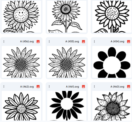 Floral Vector Coloring Pack – 20 Soft Botanical Designs