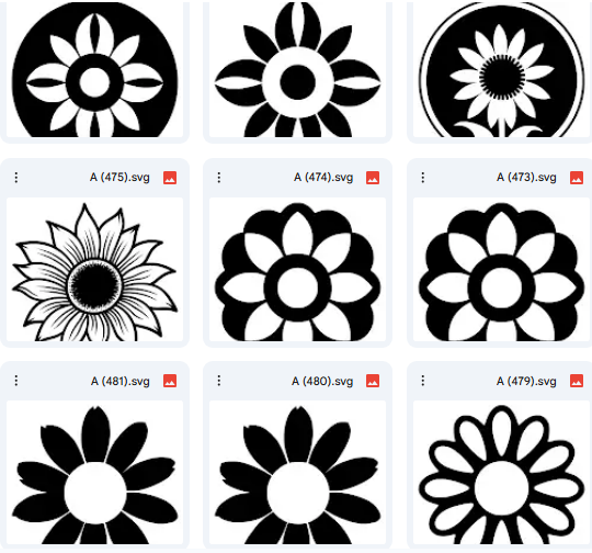 Vector Flower Coloring Set – A Collection of 20 Calm Botanical Illustrations