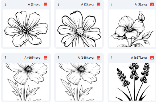 Vector Floral Patterns – 12 Artistic Coloring Illustrations