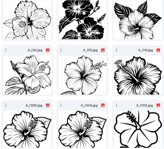 Hibiscus Flower Vector Sheets – 15 Fun Summer Coloring Activities for Kids