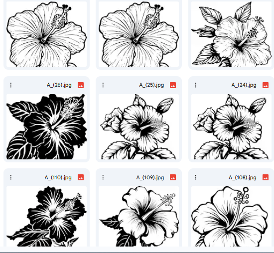 Hibiscus Flower Vector Set – 15 Enjoyable Botanical Coloring Sheets for Kids