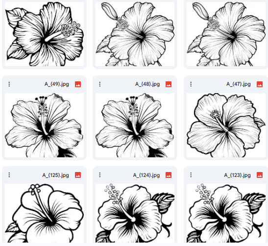 Vector Hibiscus Flower Designs 15 Inspiring Coloring Illustrations