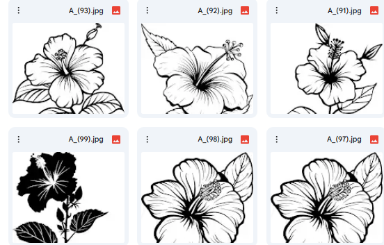 10 Vector Illustrations of Hibiscus Flower for Kids