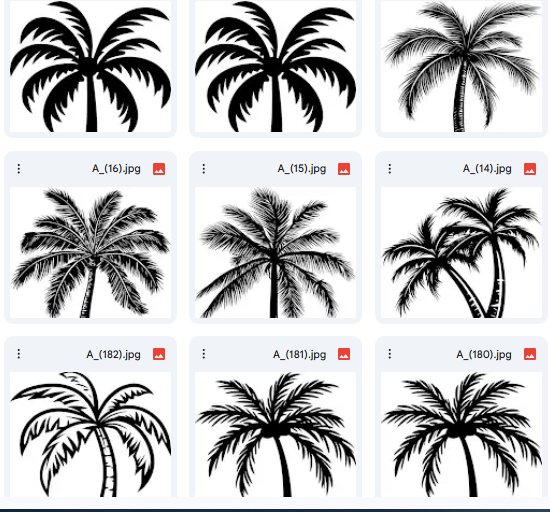 15 Vector Illustrations of Palm Trees