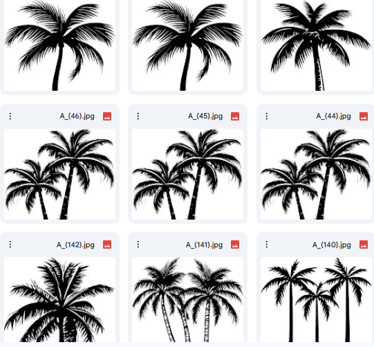15 Vector Palm Tree Illustrations – Coloring & Creative Projects