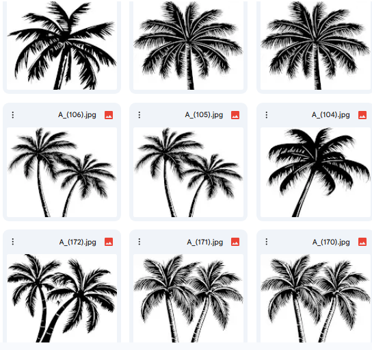 15 Palm Tree Vector Illustrations – Perfect for Coloring Books