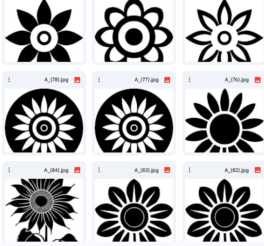 Sunflower Vector Artwork – 20 Ready-to-Color Illustrations