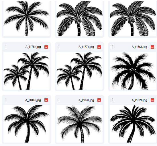 20 Enchanting Tropical Palm Tree Vector Illustrations