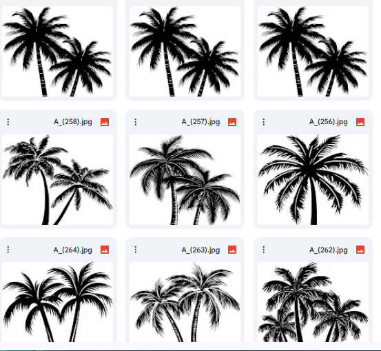 20 Nature-Inspired Palm Tree Vector Illustrations