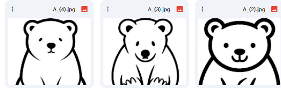 7 Cute Polar Bear Vector Illustrations for Coloring