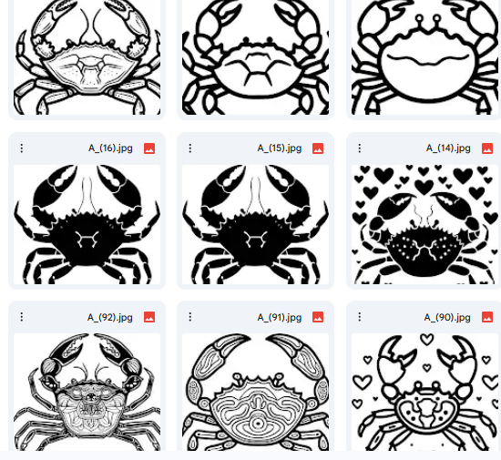 Crab Vector Illustrations Featuring 15 Unique Marine Designs