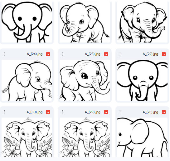 Elephant Vector with Over 252 Artistic Illustrations Showcasing Strength and Beauty