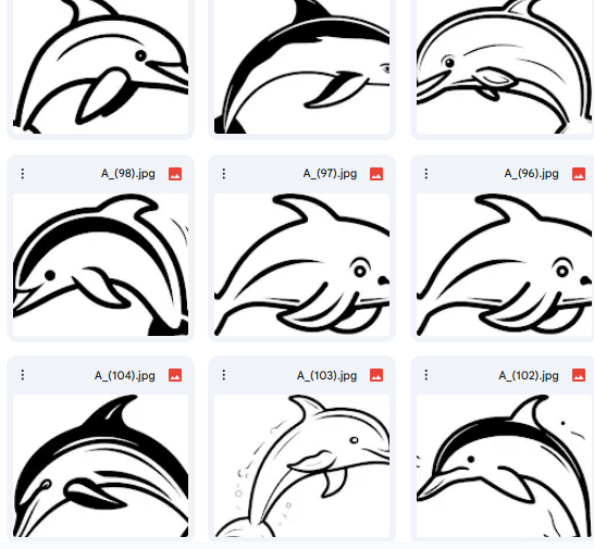 Dynamic Dolphin Vector Collection with 20 Artistic Designs