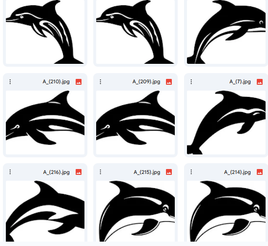 Dolphin Expressions Illustrated in 15 Clean Vector Artworks