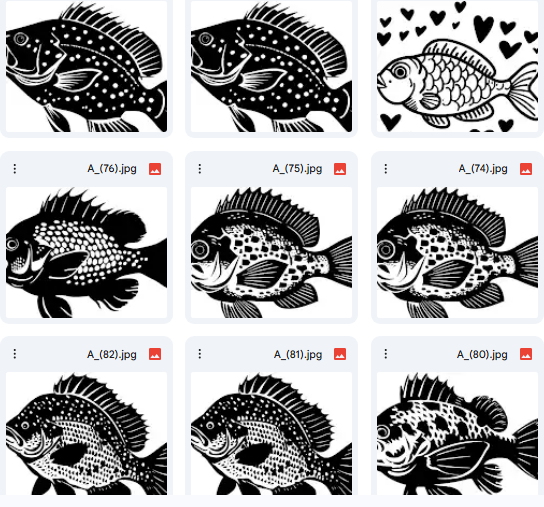 Fish Illustrated in Vector Style Across 15 Art Pieces