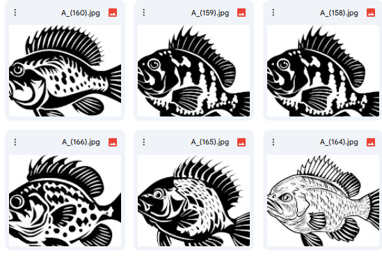 Vector Fish Illustrations Ready for Coloring – 10 Designs