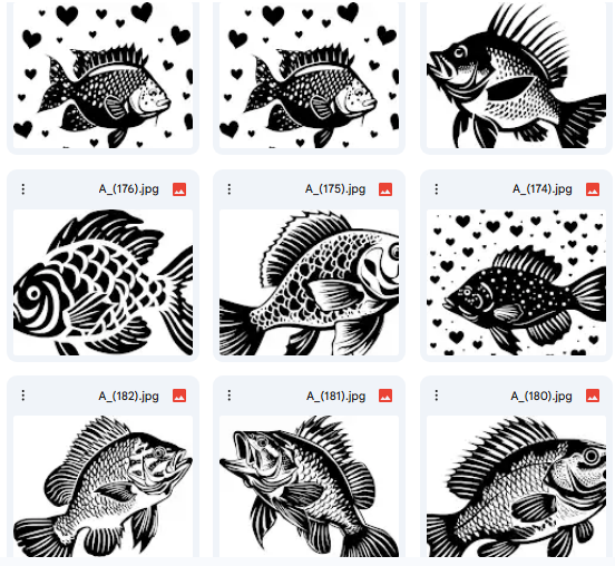 15 Vector Fish Illustrations Ready for Creative Coloring