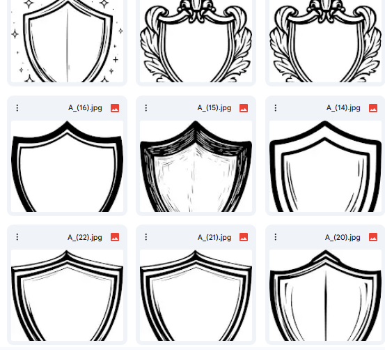 15 Shield Protection Vector Designs with Clean Graphic Style