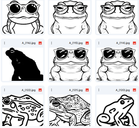 Frog Exploration – 20 Vector Illustrations for Learning Activities