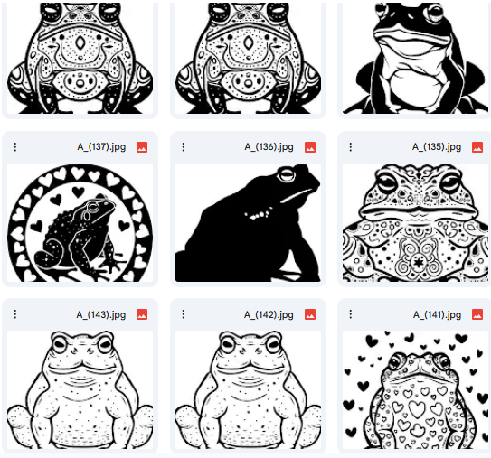 Frog Movements – 20 Vector Illustrations for Interactive Activities